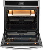 Frigidaire Gallery Stainless Steel 30" Single Electric Wall Oven with Stone-Baked Pizza (5.3 Cu. Ft.) - GCWS3070AF