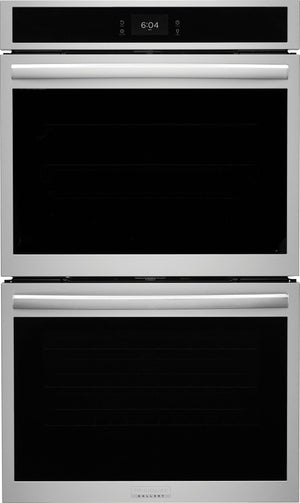 Frigidaire Gallery Four encastré double 10,6 pi³ avec mode pizza cuite sur pierre 30 po acier inoxydable GCWD3070AF