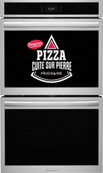 Frigidaire Gallery Four encastré double 10,6 pi³ avec mode pizza cuite sur pierre 30 po acier inoxydable GCWD3070AF--