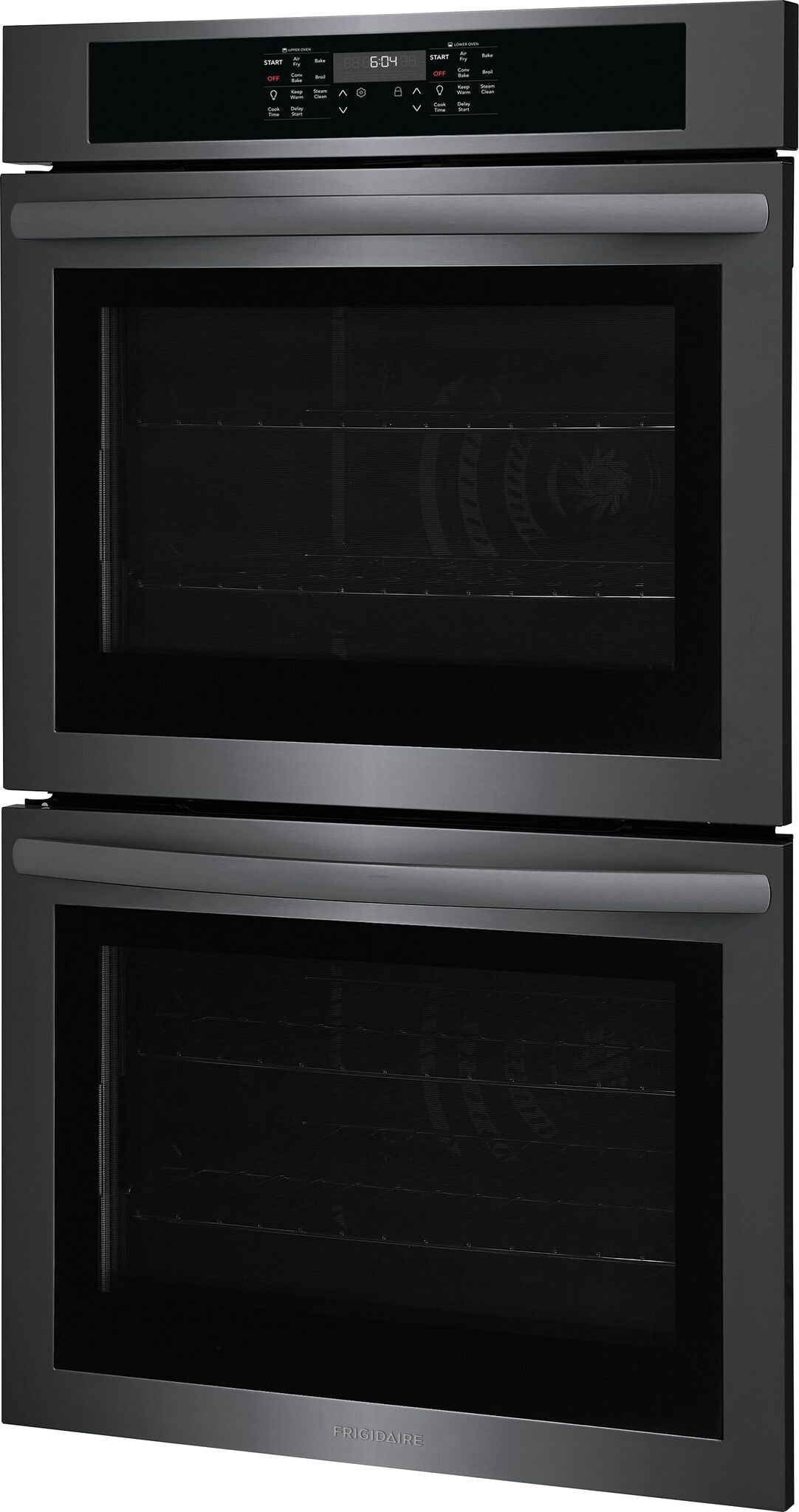 Frigidaire Black Stainless Steel 30" Double Wall Oven (10.6 Cu. Ft.) - FCWD3030AD