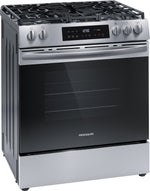 Frigidaire Stainless Steel 30" Front Control Gas Range with Air Fry - FCFG3082BS