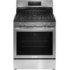 Frigidaire Gallery Cuisinière à gaz 5,1 pi³ de 30po avec commandes à l’arrière en acier inoxydable Smudge-Proof™ – GCRG3059BF