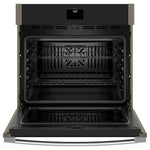 GE Slate 30" Built-In Convection Single Wall Oven (5.0 Cu.Ft.) with No Preheat Air Fry - JTS5000EVES