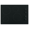 GE Surface de cuisson électrique avec boutons de commande 30 po noir JP3030DWBB