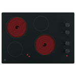 GE Black 30" Knob Control Electric Cooktop- JP3030DWBB