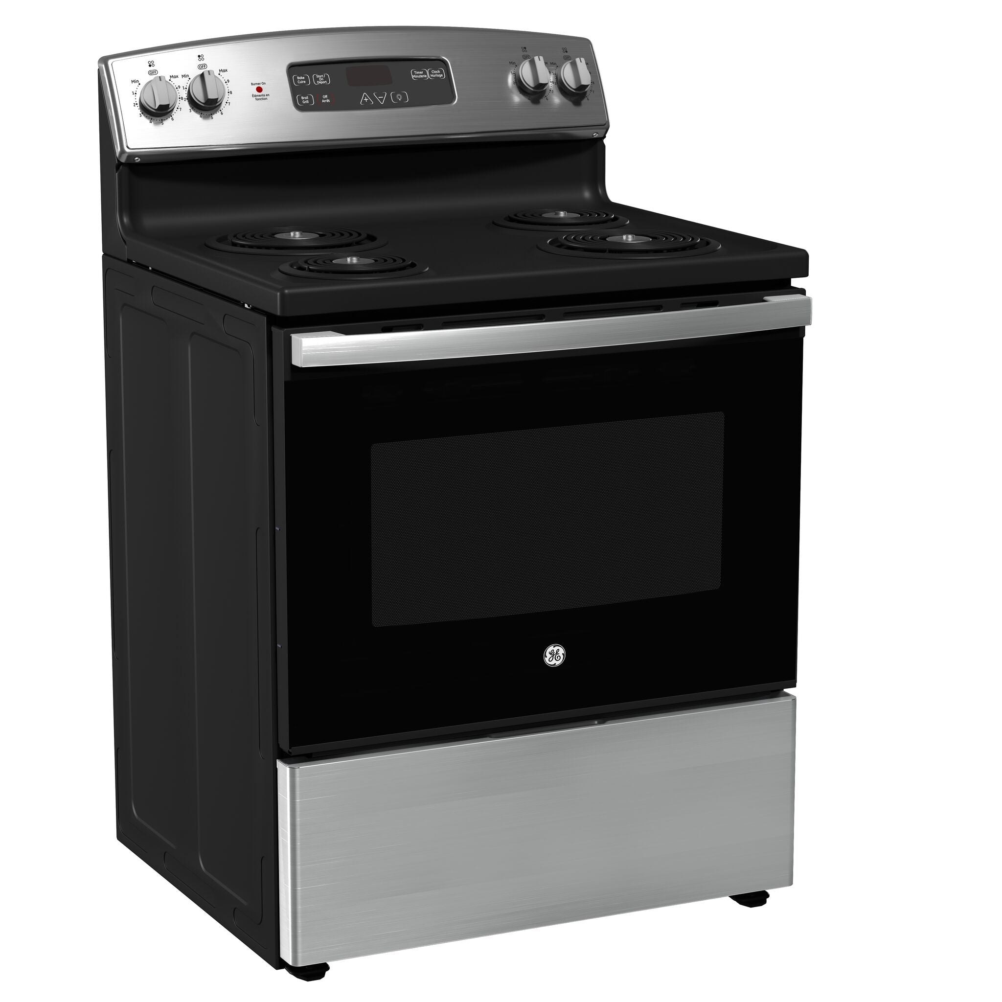 GE 30" Stainless Steel Freestanding Electric Range ( 5.0 Cu. Ft) - JCBS350SVSS