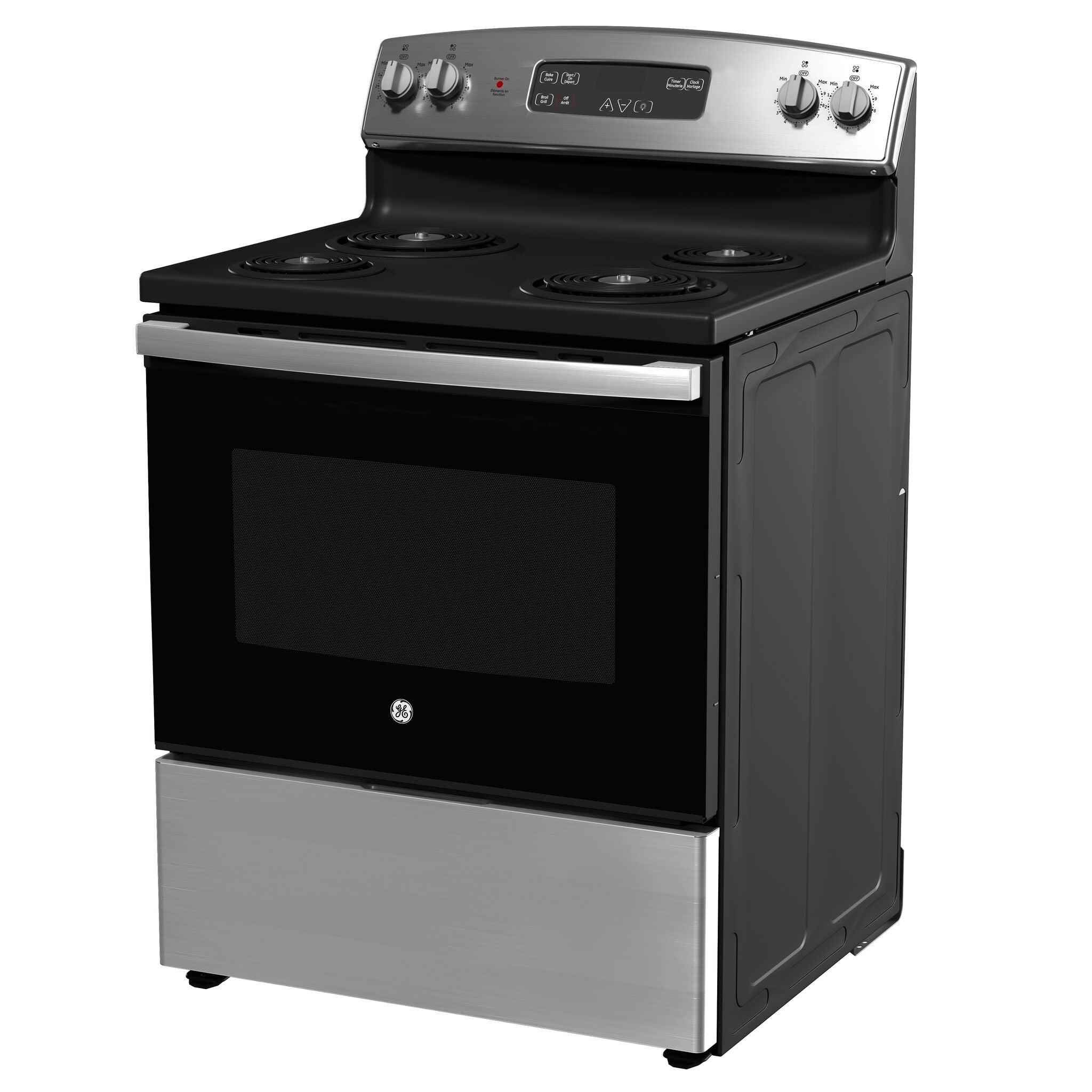 GE 30" Stainless Steel Freestanding Electric Range ( 5.0 Cu. Ft) - JCBS350SVSS