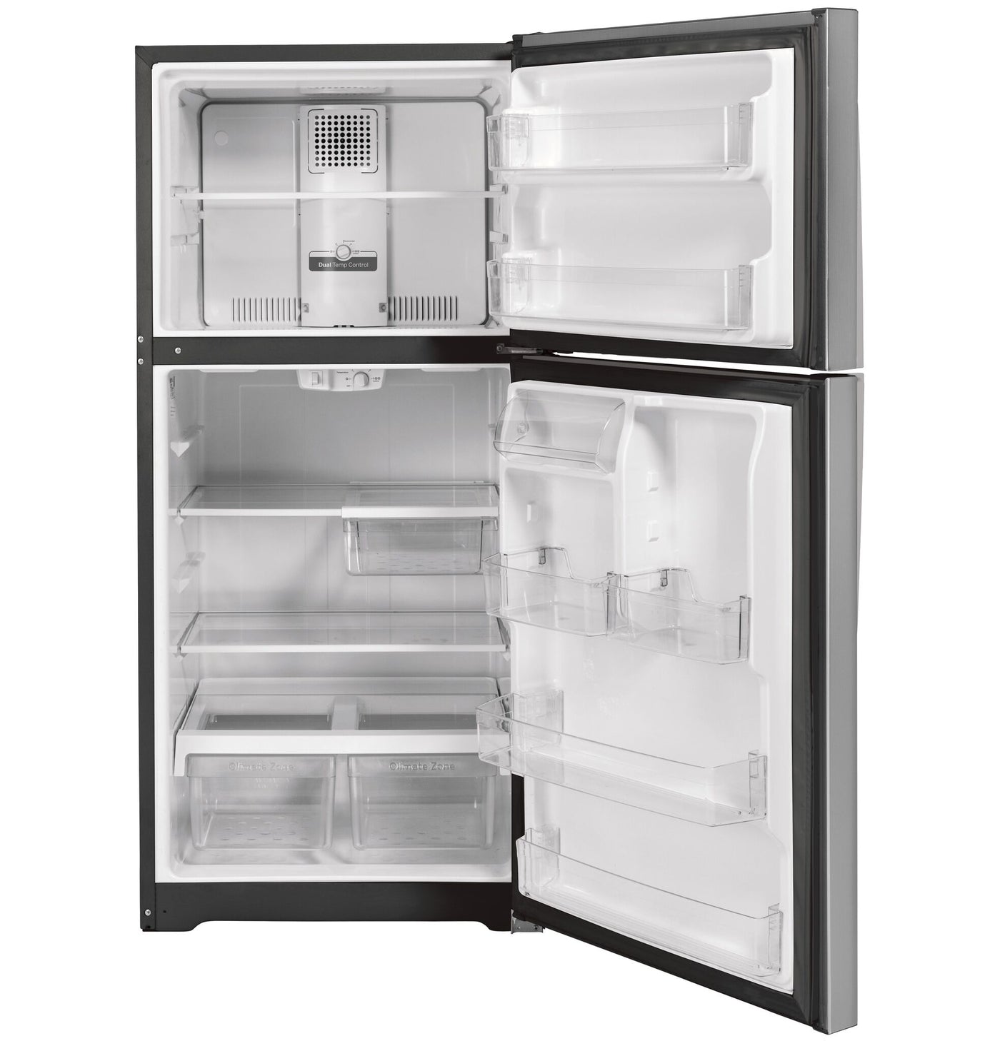 GE Fingerprint Resistant Stainless Steel Top Mount Refrigerator (19.2 Cu.Ft.) - GTS19KYNRFS