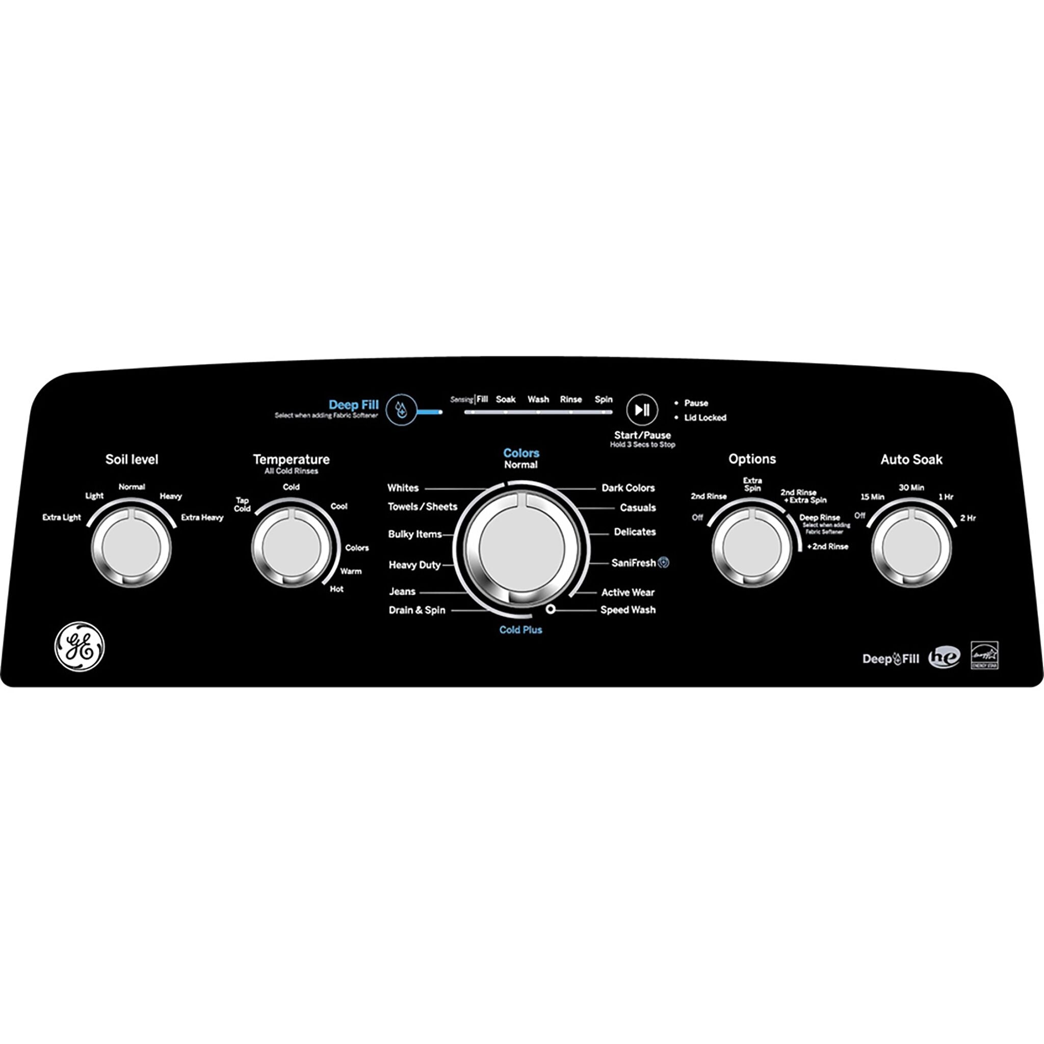 GE White Top Load Washer (4.9 Cu. Ft.) & Electric Dryer with SaniFresh Cycle (7.2 cu.ft.) - GTW491BMRWS/GTD49EBMRWS