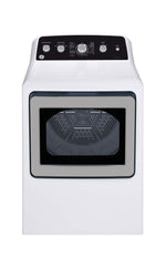 GE White Top Load Washer (4.9 Cu. Ft.) & Electric Dryer with SaniFresh Cycle (7.2 cu.ft.) - GTW491BMRWS/GTD49EBMRWS