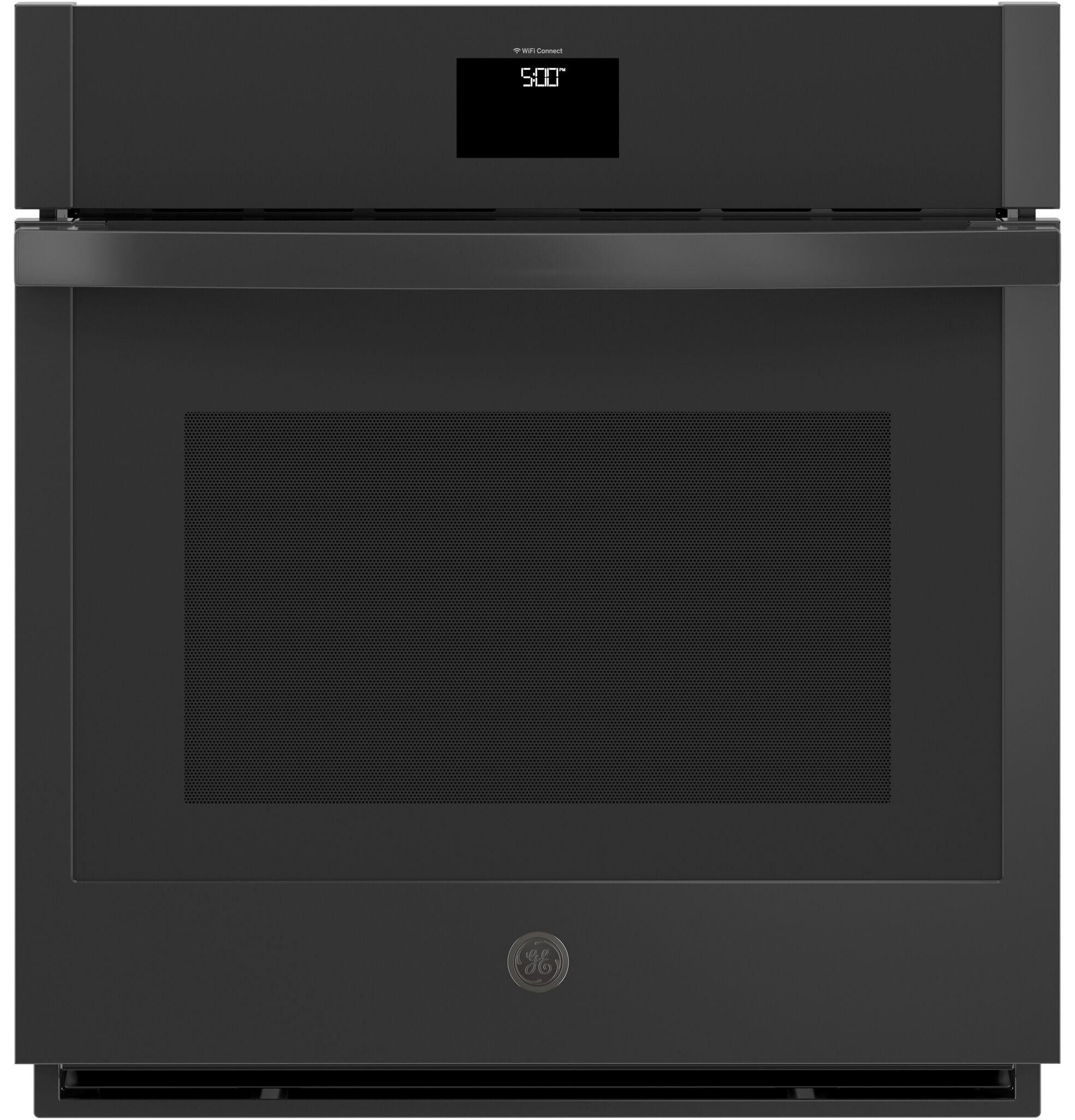 GE Black 27" Convection Wall Oven with No Preheat Air Fry (4.3 Cu.Ft.) - JKS5000DVBB