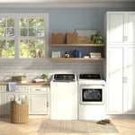 GE White Top Load Washer with SaniFresh Cycle (5.3 Cu. Ft.) - GTW681BMRWS