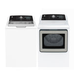 GE White Electric Dryer with SaniFresh Cycle (7.4 cu.ft.) - GTD68EBMRWS