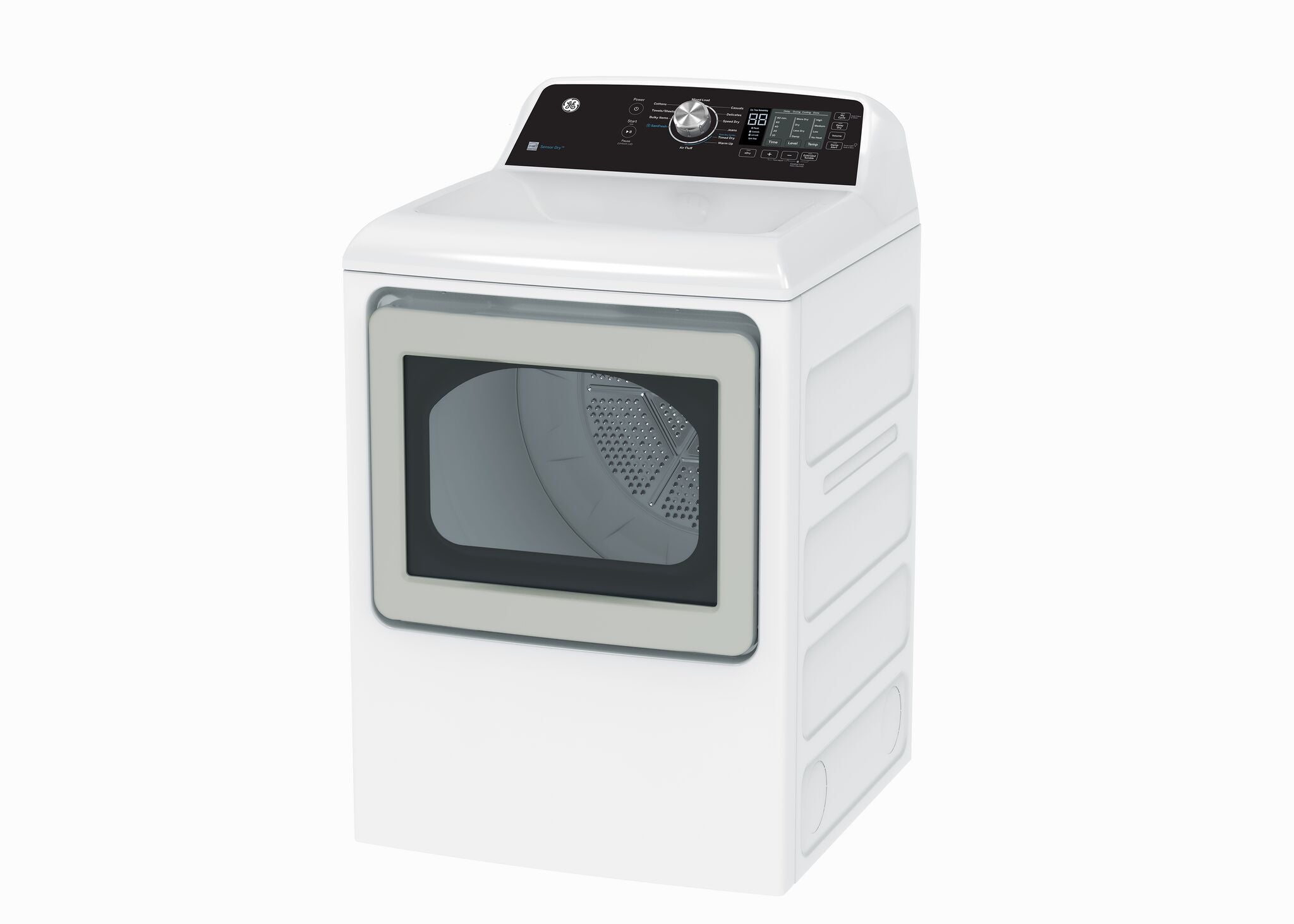GE White Electric Dryer with SaniFresh Cycle (7.4 cu.ft.) - GTD68EBMRWS