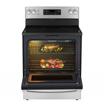 GE Stainless Steel Smooth Top Freestanding Electric Range (5.0 Cu. Ft.) - JCBS630SVSS
