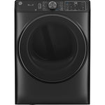 GE Black Stainless Smart Steam Front Load Electric Dryer with Sanitize Cycle ( 7.8 cu. ft.) - GFD65ESMVDS