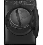 GE Carbon Graphite Smart Steam Front Load Electric Dryer with Sanitize Cycle ( 7.8 cu. ft.) - GFD65ESMVDS