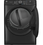 GE Carbon Graphite Smart Steam Front Load Washer with SmartDispense (5.8 cu.ft) & Electric Dryer (7.8 Cu.Ft.) - GFW655SPVDS/GFD65ESMVDS