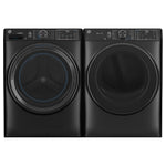 GE Carbon Graphite Smart Steam Front Load Washer with SmartDispense (5.8 cu.ft) & Electric Dryer (7.8 Cu.Ft.) - GFW655SPVDS/GFD65ESMVDS