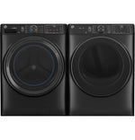 GE Carbon Graphite Smart Steam Front Load Washer with SmartDispense (5.8 cu.ft) & Electric Dryer (7.8 Cu.Ft.) - GFW655SPVDS/GFD65ESMVDS