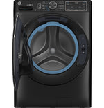 GE Carbon Graphite Smart Steam Front Load Washer with SmartDispense (5.8 cu.ft) & Electric Dryer (7.8 Cu.Ft.) - GFW655SPVDS/GFD65ESMVDS