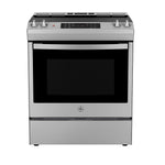 GE Stainless Steel Slide-In Electric Convection Range with No-Preheat Air Fry (5.0 Cu. Ft.) - JCS830SVSS