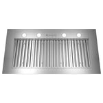 GE Stainless Steel 48" Custom Range Hood Insert - UVC9480SLSS