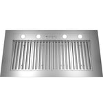 GE Stainless Steel 42" 1200 CFM Custom Range Hood Insert - UVC9420SLSS