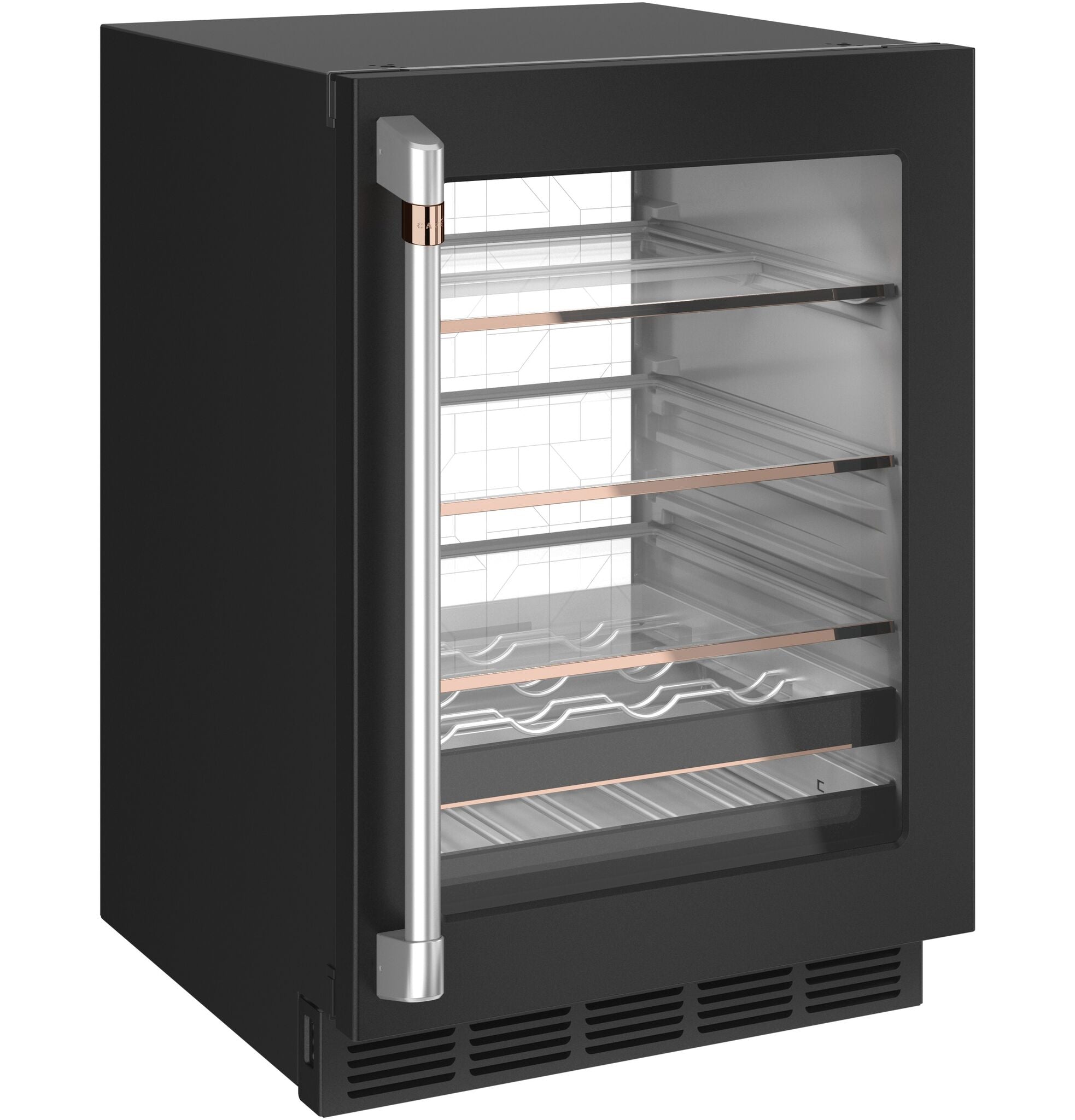 Café Matte Black Beverage Centre (5.1 cu.ft) - CCP06BP3PD1