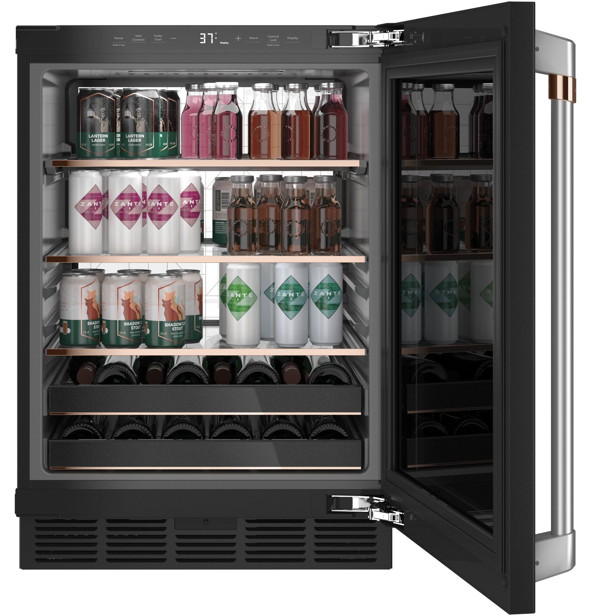 Café Matte Black Beverage Centre (5.1 cu.ft) - CCP06BP3PD1