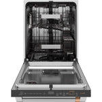 GE Café Matte Black CustomFit Dishwasher with Dual Convection Ultra Dry - CDT858P3VD1