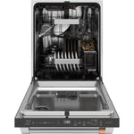 GE Café Matte Black CustomFit Dishwasher with Dual Convection Ultra Dry - CDT858P3VD1