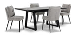 In Full Bloom - Gemini 5- Piece Extendable Dining Set - Grey