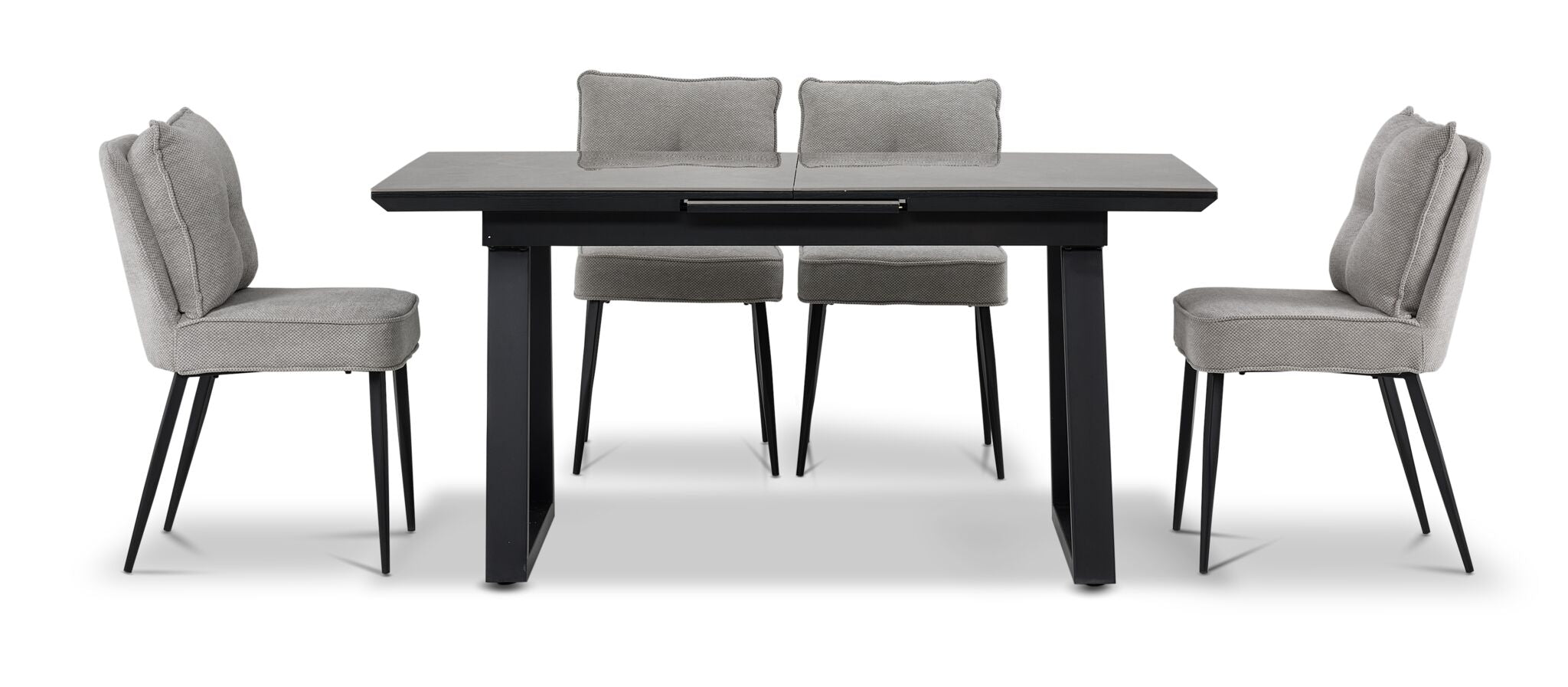 In Full Bloom - Gemini 5- Piece Extendable Dining Set - Grey