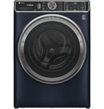GE Profile Blue Sapphire Smart Steam Front Load Washer (6.1 Cu.Ft.) & Electric Dryer (7.8 Cu.Ft.) - PFW870SPVRS/PFD87ESPVRS