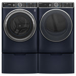 GE Profile™ Blue Sapphire Smart Steam Front Load Electric Dryer with Sanitize Cycle ( 7.8 cu. ft.) - PFD87ESPVRS