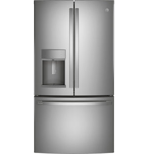 GE Profile Stainless Steel Counter-Depth French-Door Refrigerator (22.1 Cu.Ft.) - PYD22KYNFS