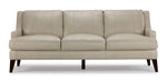 Gerald Leather Sofa - Ivory