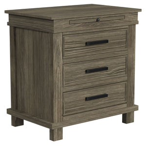 Glacier Point Table de nuit - pierre grise