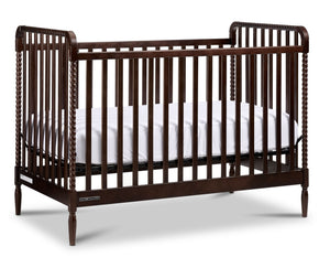 Delta Children Grace Lit de bébé convertible 4 en 1 – noyer expresso