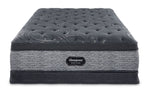 Beautyrest World Class Grandeur 2.0 Plush Queen Mattress and Low Profile Boxspring Set