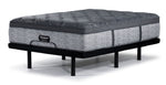 Beautyrest World Class Grandeur Medium Queen Mattress and L2 Motion Pro Adjustable Base