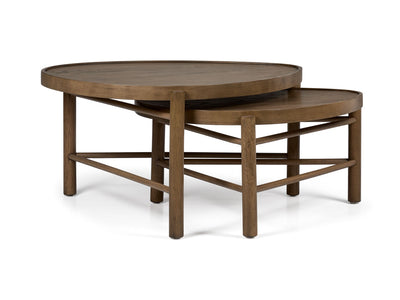 Hadleigh Table de centre gigogne 37 po - fini brun miel