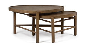 Hadleigh Table de centre gigogne 37 po - fini brun miel