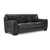 Halden Sofa en cuir – gris carbone
