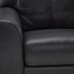 Halden Leather Sofa - Carbon Grey