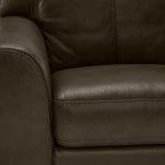 Halden Leather Sofa - Forest Green