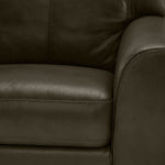 Halden Leather 2-Piece Sectional with Right Facing Chaise - Forest Green