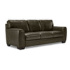 Halden Sofa en cuir – vert foret