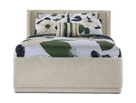 In Full Bloom - Hallie 3-Piece King Upholstered Bed - Beige